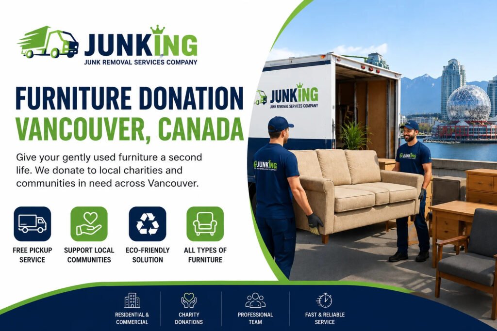 Furniture Donation Vancouver – Donate Furniture Easily & Responsibly