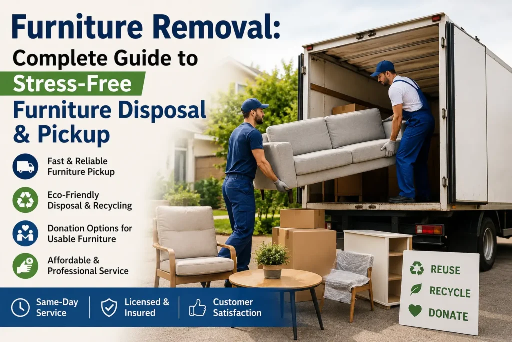 Furniture Removal: Complete Guide to Stress-Free Furniture Disposal & Pickup