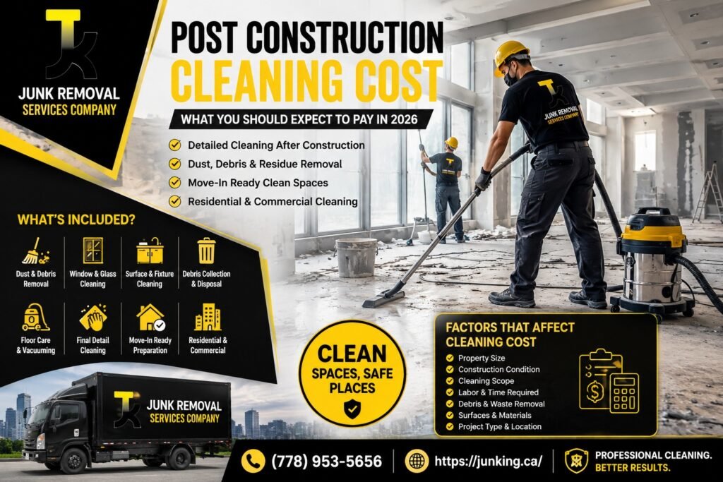 Post Construction Cleaning Cost: What You Should Expect to Pay in 2026