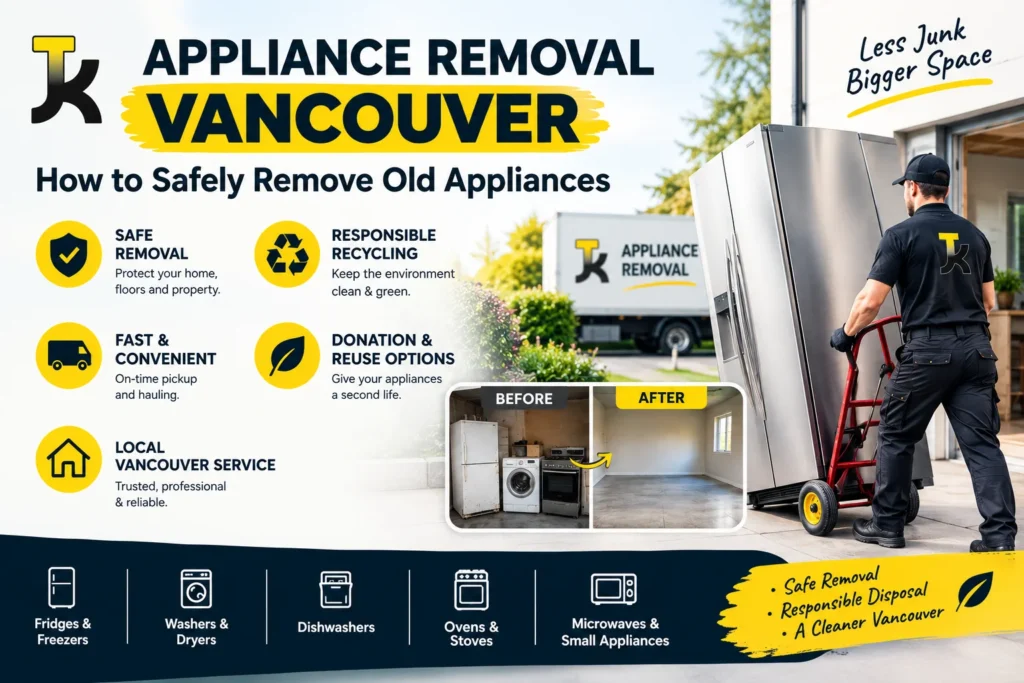Appliance Removal Vancouver: How to Safely Remove Old Appliances