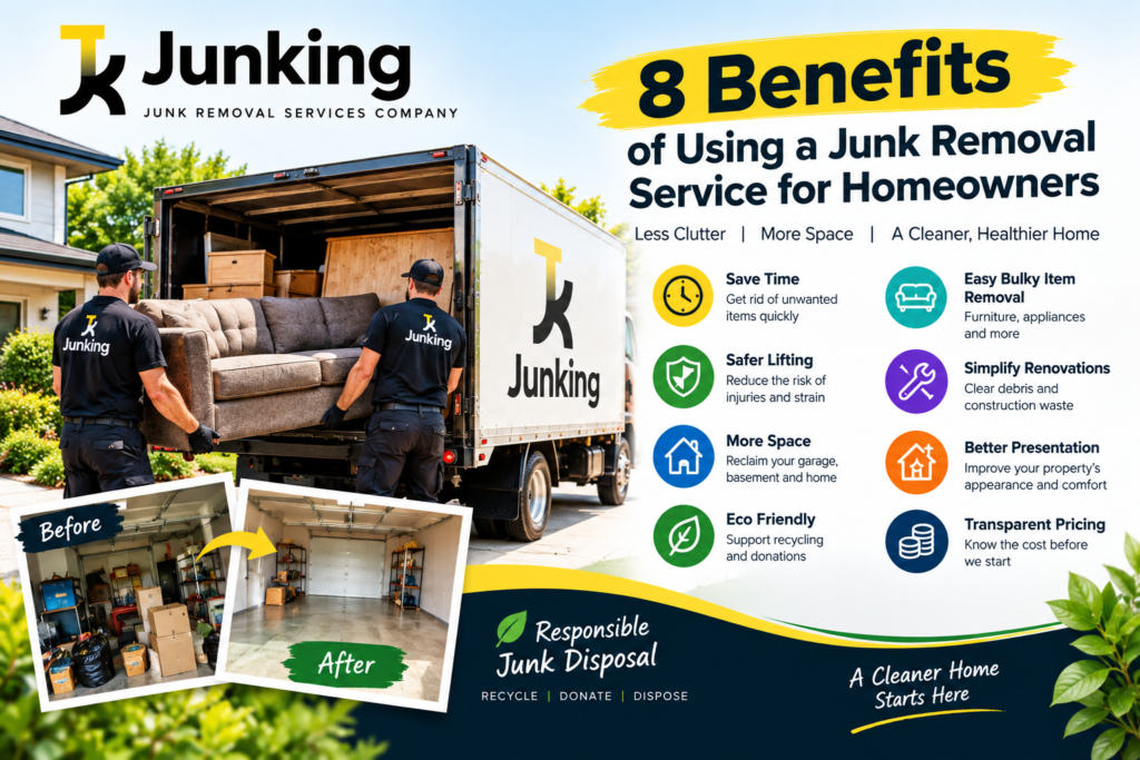 8 Benefits of Using a Junk Removal Service for Homeowners